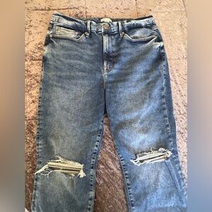 Good American Distressed Always Fits Jeans Size 14-18